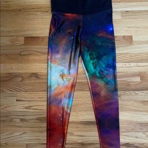 EUC- rainbow galaxy leggings-blackmilk